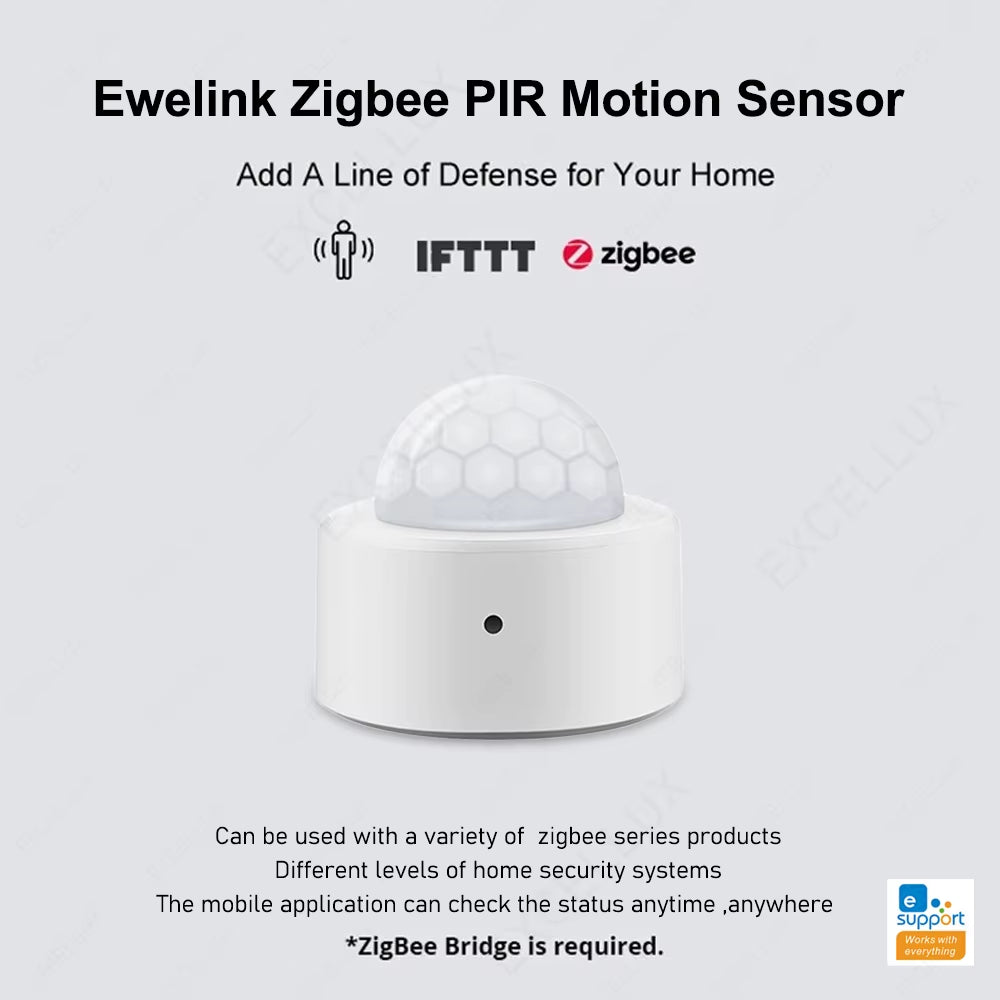 PIR Motion Sensor with App Alerts & Home Security System