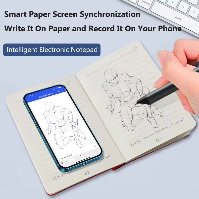 Smart Digital Writing Set – Bluetooth Paper Sync Notebook