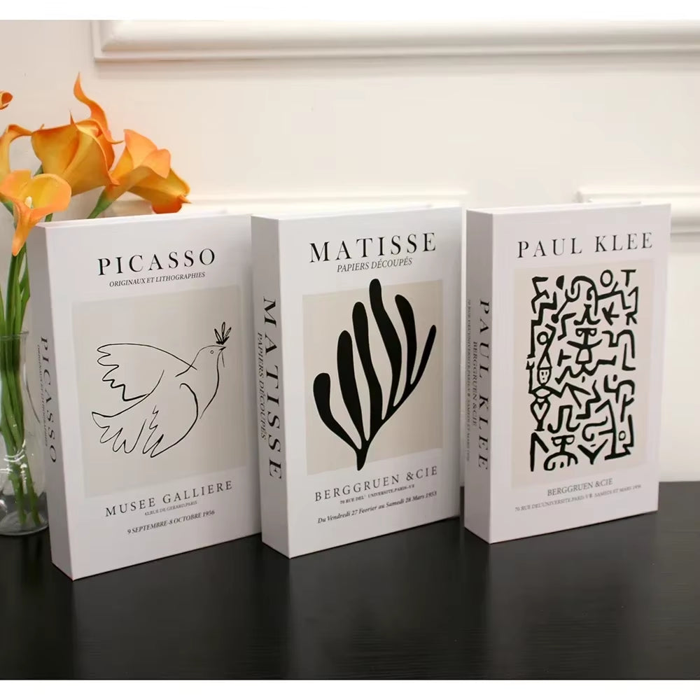 3Pcs Decorative Designer Fake Books