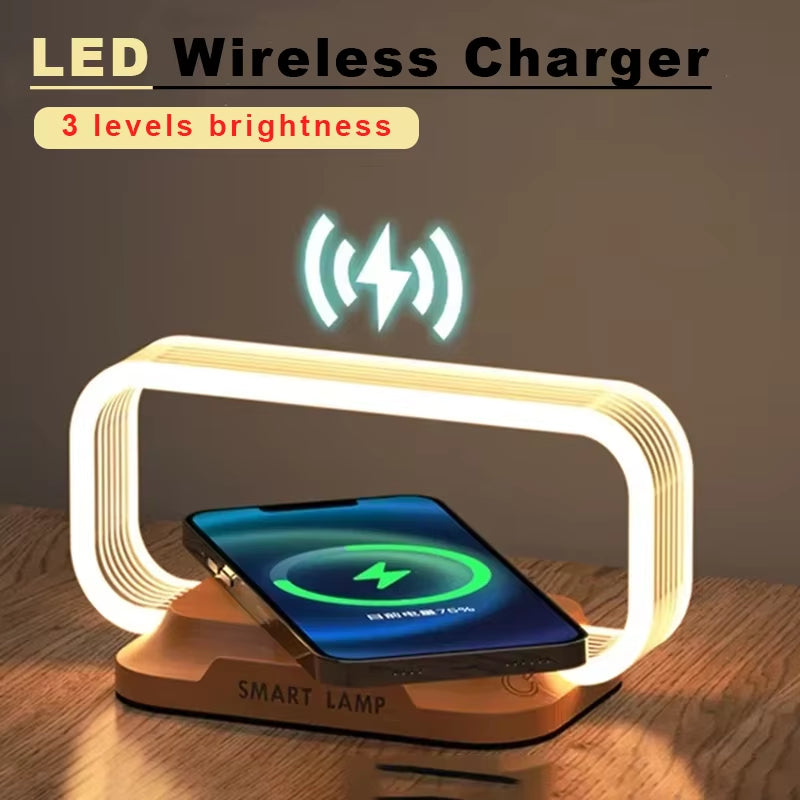 Night Light Wireless Charger & Desk Lamp