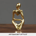 Nordic Abstract Sculpture The Thinker