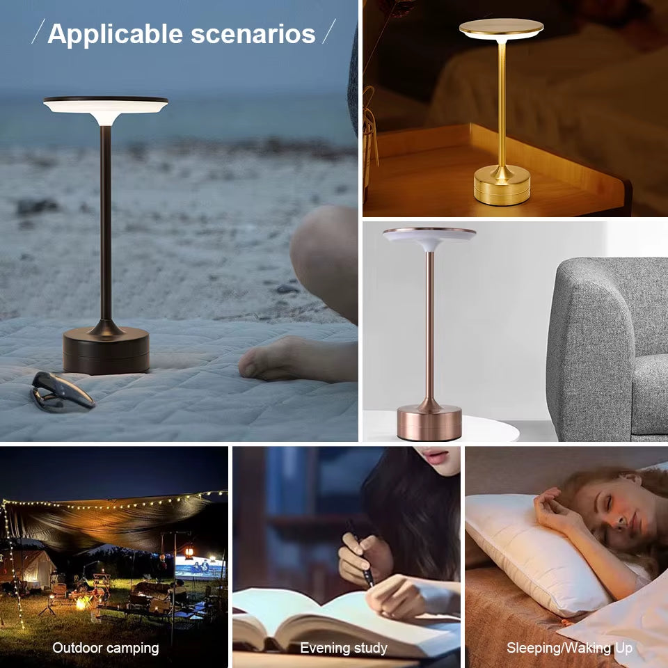 Touch sensor LED desk lamp