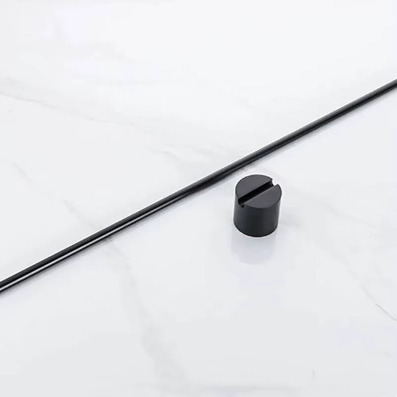 Aluminum Wall Mounted Towel Rack Self Adhesive