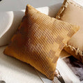 Brown & Cream Nordic Jacquard Decorative Throw Pillow Cover 45x45cm