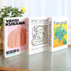 3Pcs Decorative Designer Fake Books