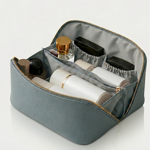 Blå Compact Manorella Sminkebag