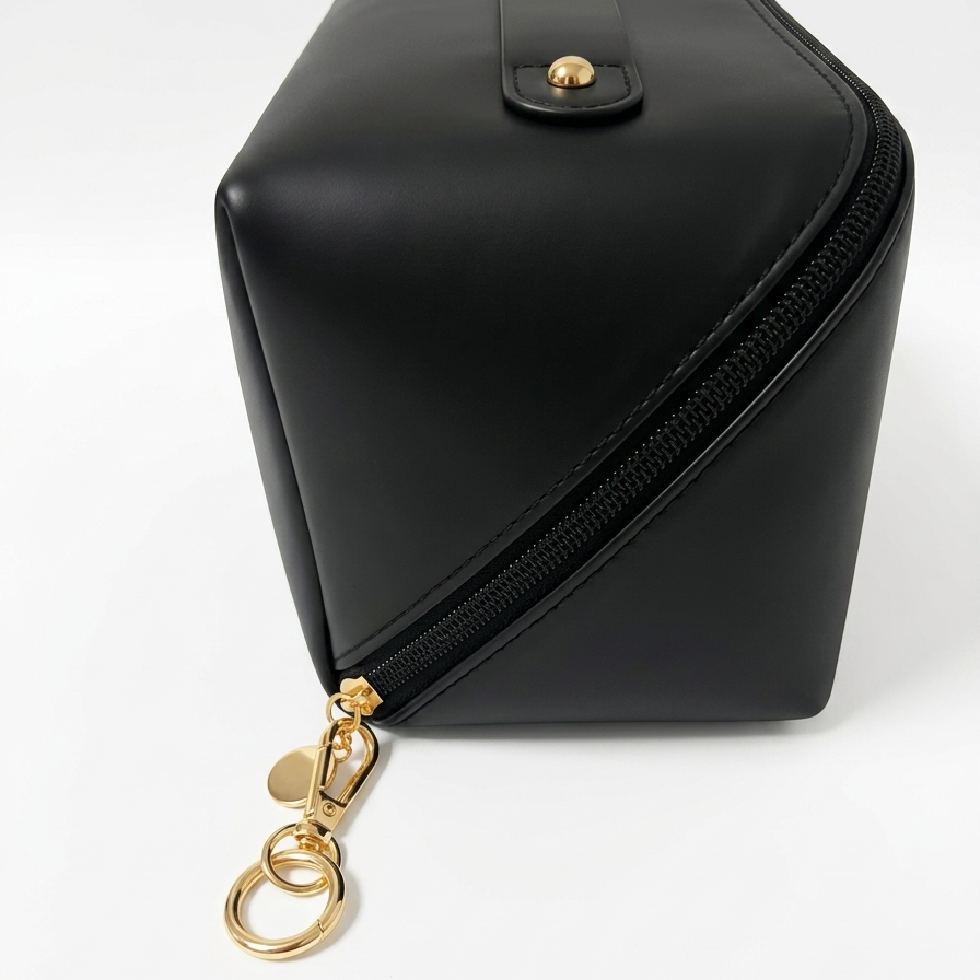 Svart Compact Manorella Sminkebag