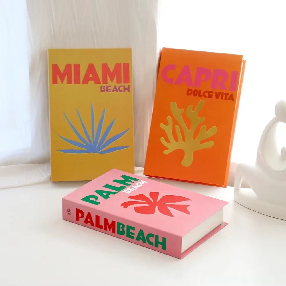 3Pcs Decorative Designer Fake Books
