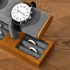 Wooden T-Bar Jewelry Organizer & Watch Display