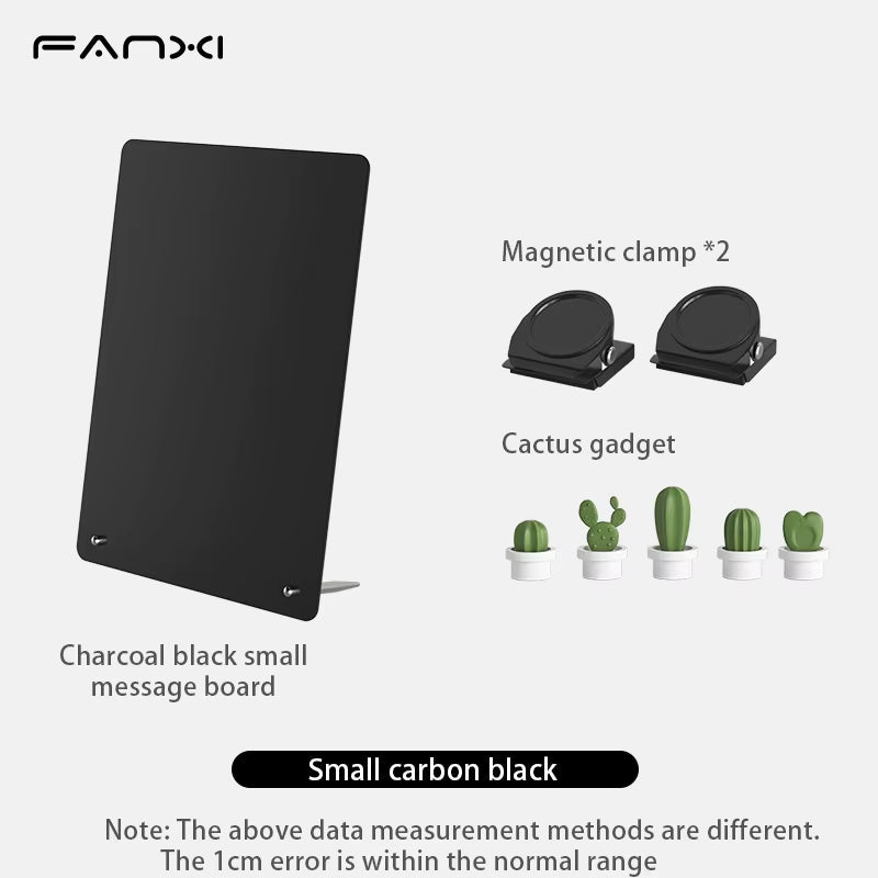 Magnetic Bulletin Board with Stand Display Board with Magnetic Clamps