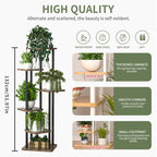 Wooden Multi Tier Plant Stand  4/5/6 Tier Flower Shelf