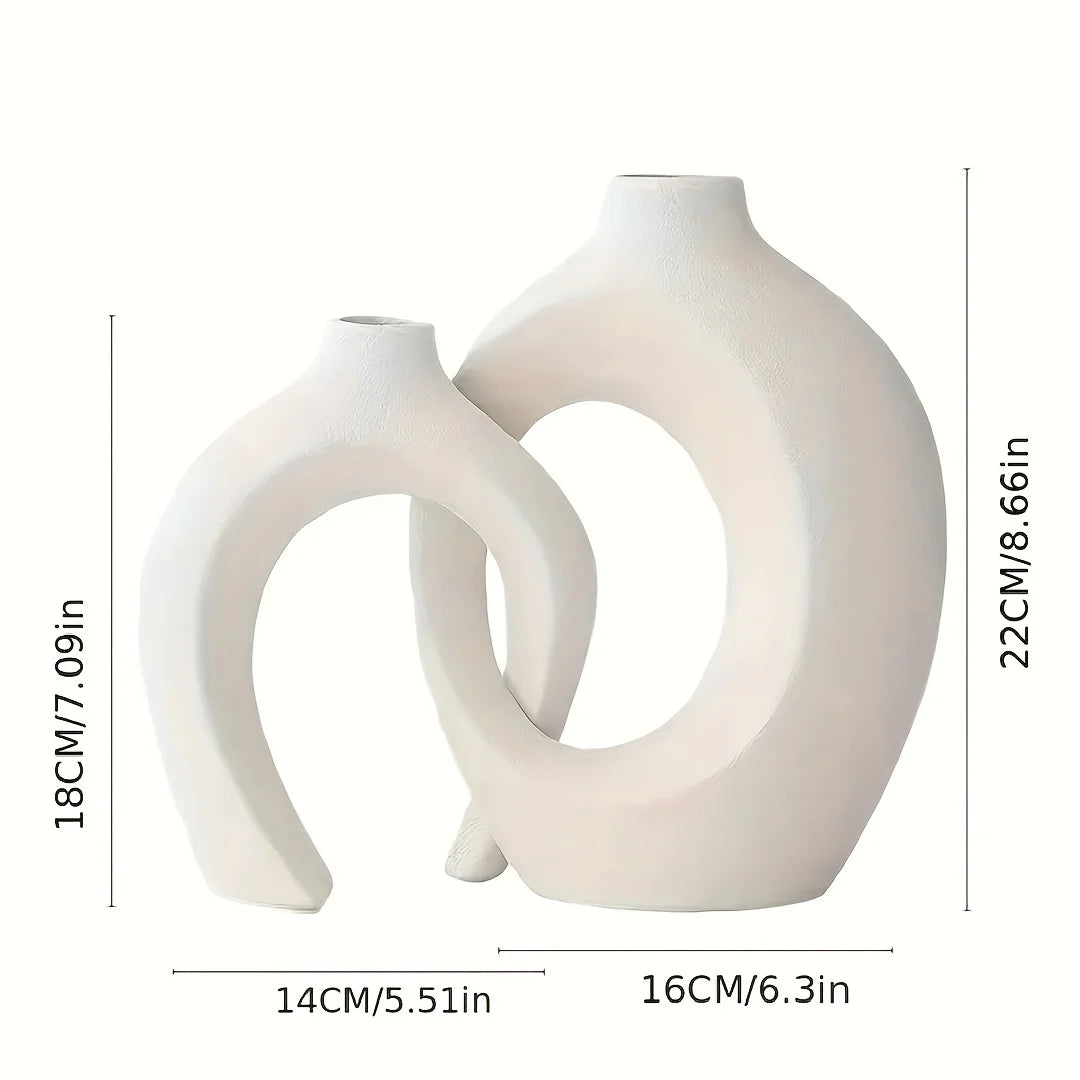 Nordic Modern Ceramic Vase Set 