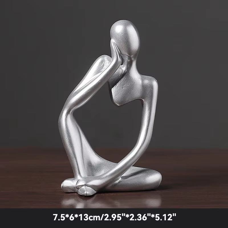Nordic Abstract Sculpture The Thinker