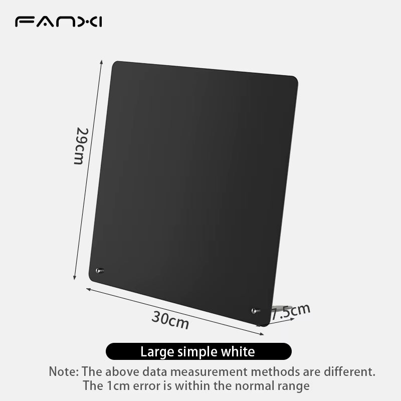 Magnetic Bulletin Board with Stand Display Board with Magnetic Clamps