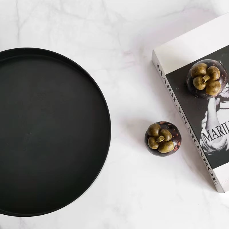 Modern Round Decorative Tray