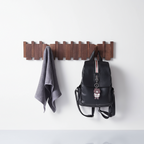 Modern Wood Wall Mounted Coat Rack