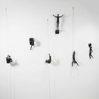 Rock Climber Wall Sculpture