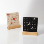 Wooden Perpetual Desk Calendar