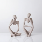 Nordic Abstract Sculpture The Thinker