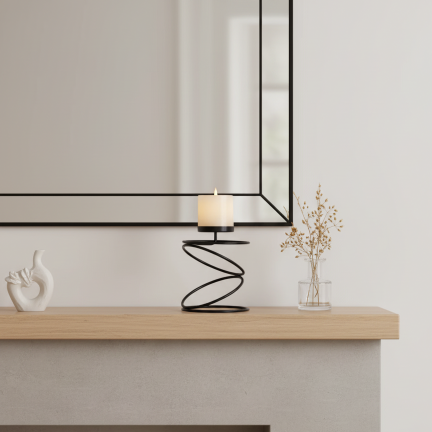 Ins Luxury Style Metal Candle Holders Simple Golden Wedding Decoration Bar Party Living Room Decor Home Decor Candlestick