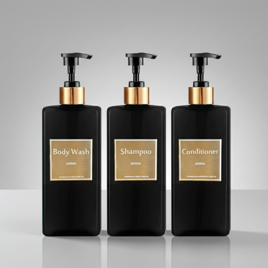 Modern Refillable Soap Bottles Set 