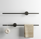 Aluminum Wall Mounted Towel Rack Self Adhesive