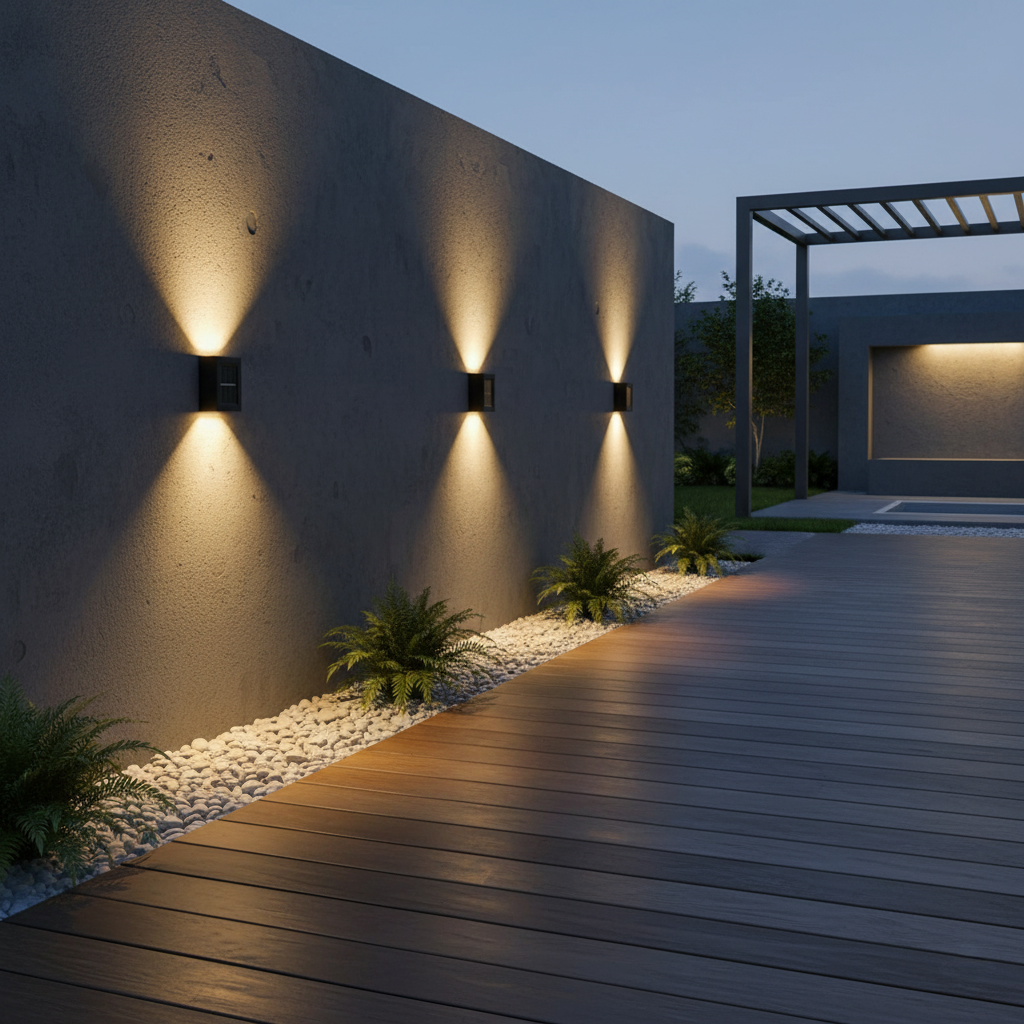 Decorativ Solar Outdoor Wall Lights
