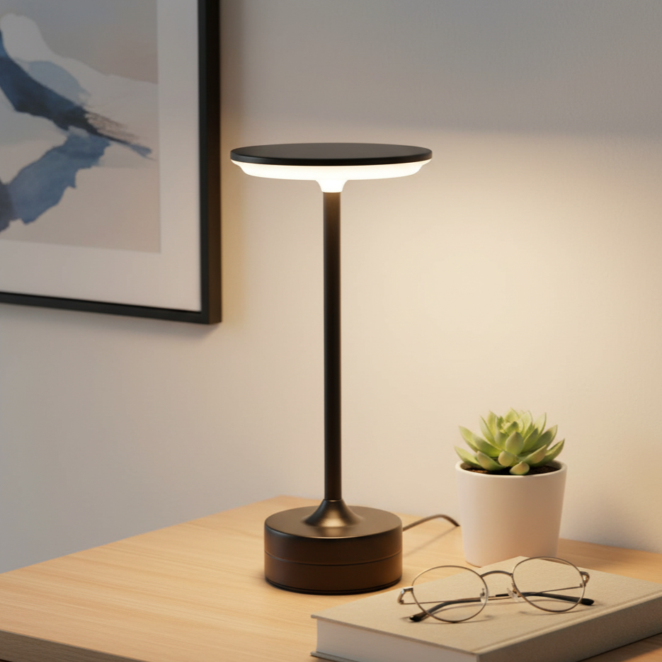 Touch sensor LED desk lamp