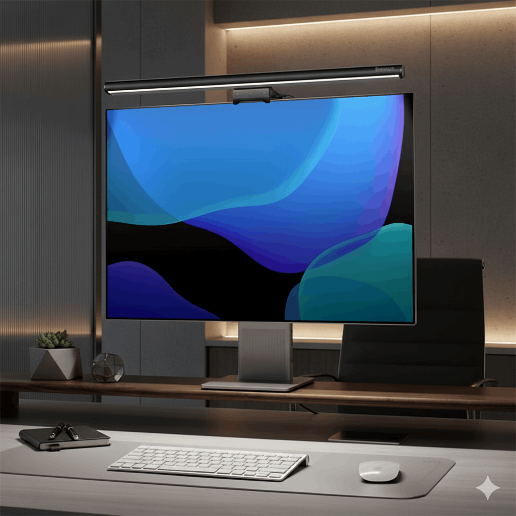 ScreenBar Pro Smart Monitor Light for Eye-Friendly Desk Setup