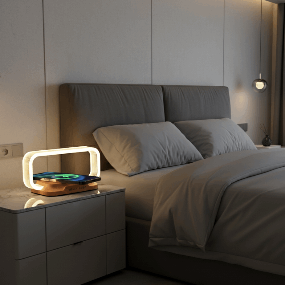 Night Light Wireless Charger & Desk Lamp