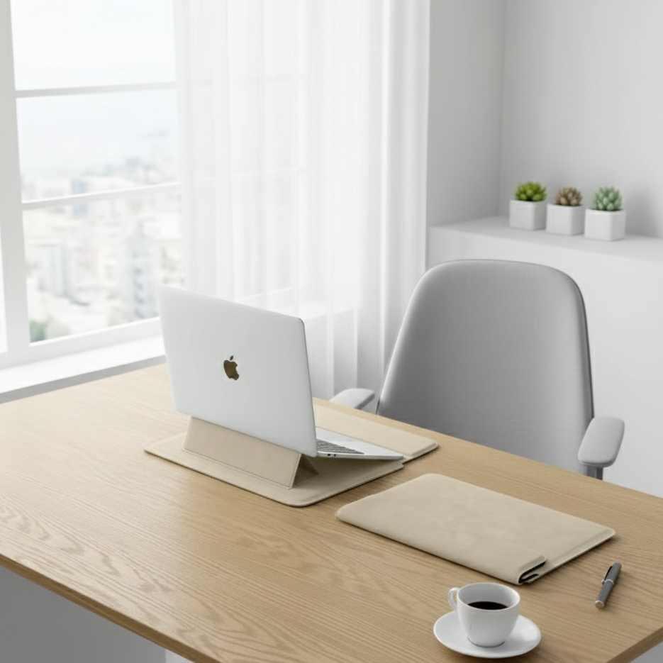 Premium PU Leather Laptop Sleeve Case