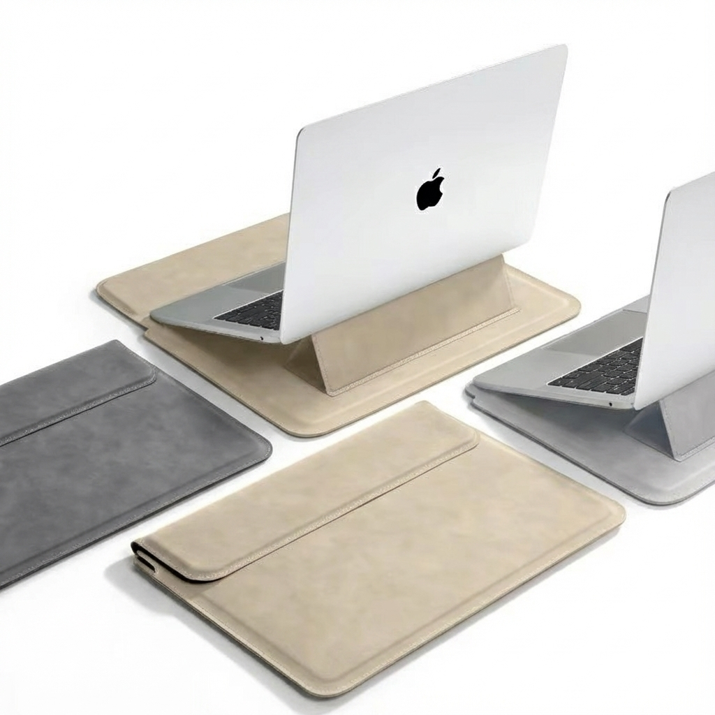 Premium PU Leather Laptop Sleeve Case