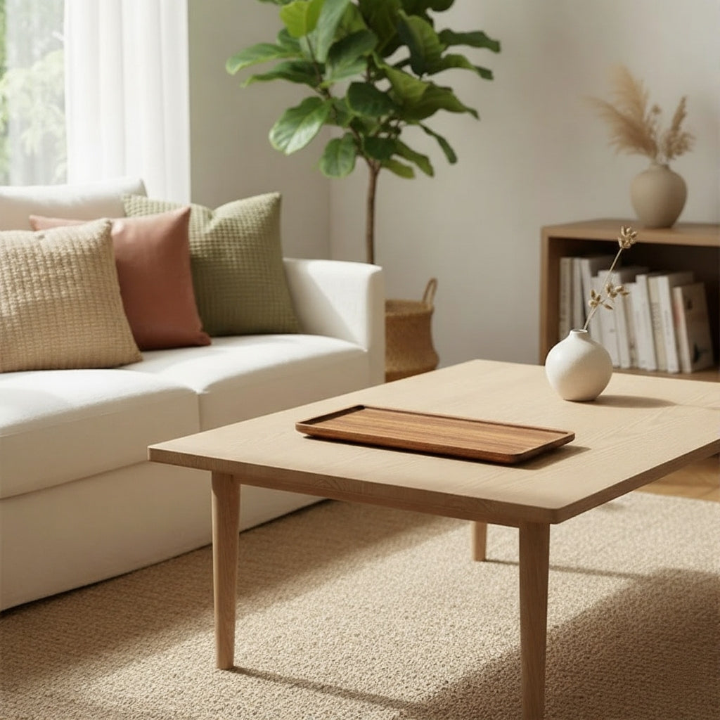 Natural Wooden Tray Rectangular Plate Fruit Snacks Food Storage Trays Hotel Home Serving Tray Decorate Supplies