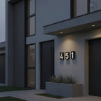 Solar Powered DIY LED House Number Sign