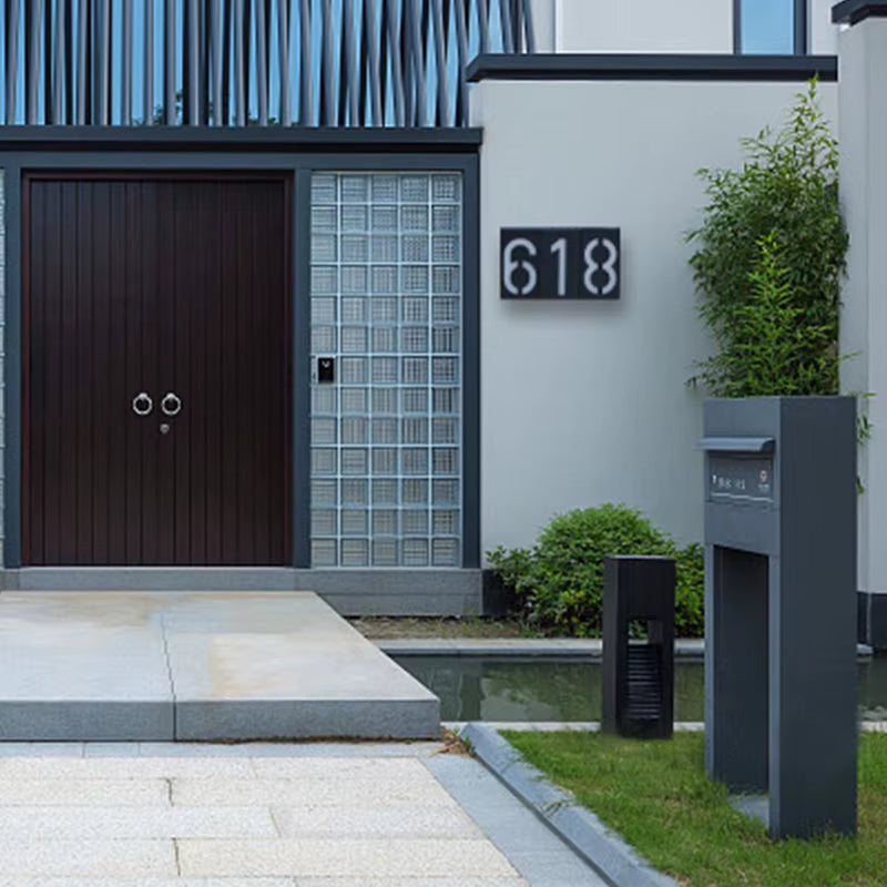 Solar Powered DIY LED House Number Sign