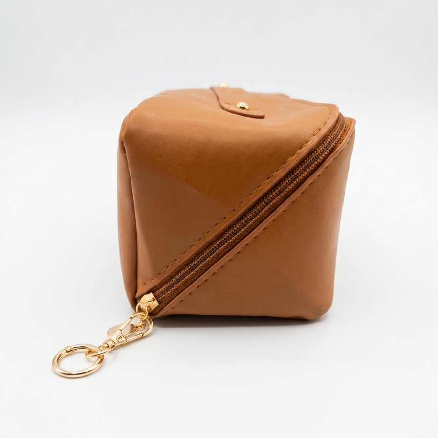 Brun Compact Manorella Sminkebag