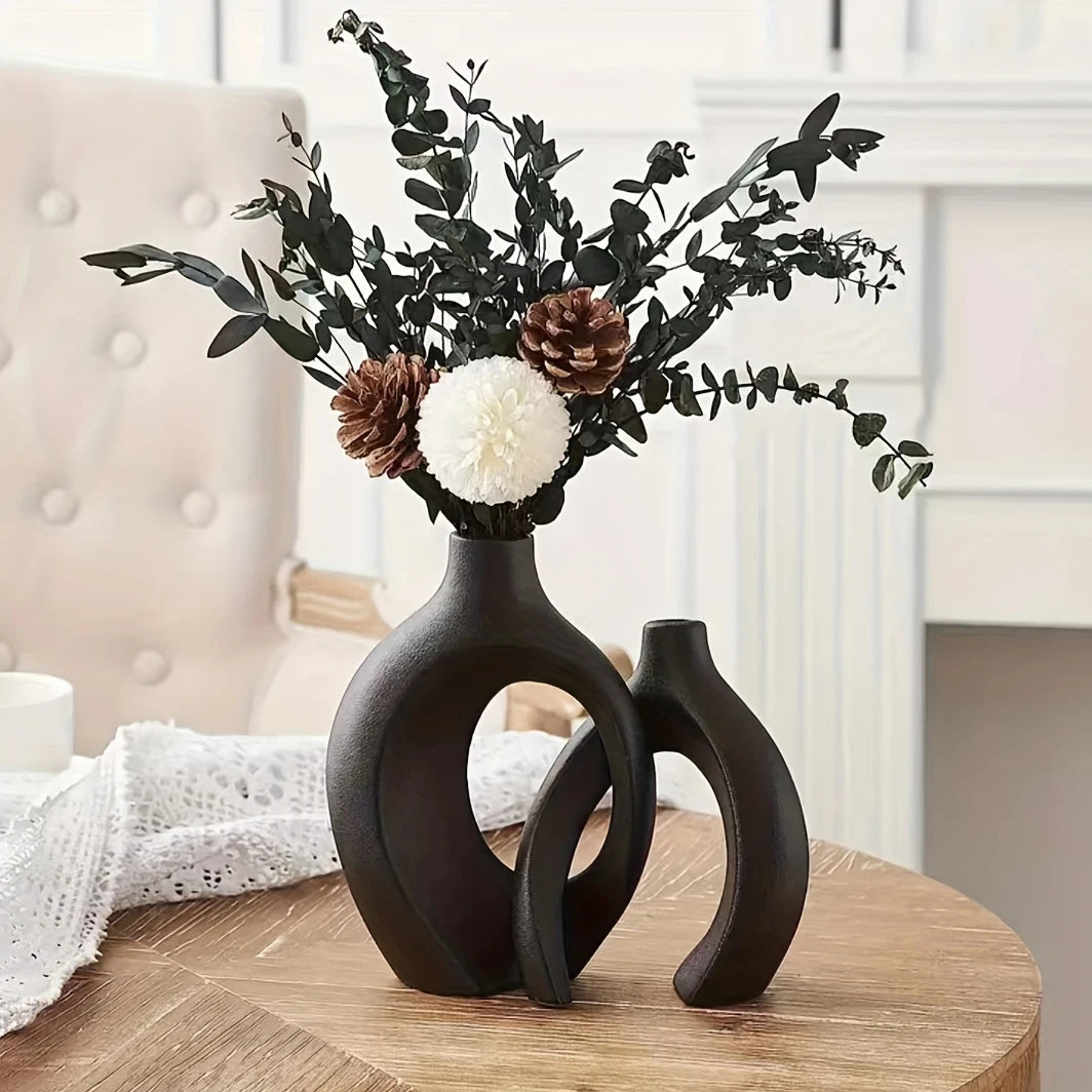 Nordic Modern Ceramic Vase Set