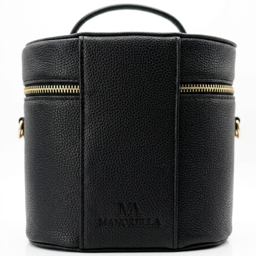 Svart Essential Manorella Sminkebag