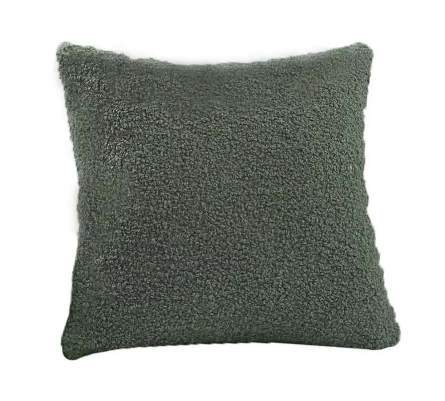 Plush Faux Fur Throw Pillow Cover