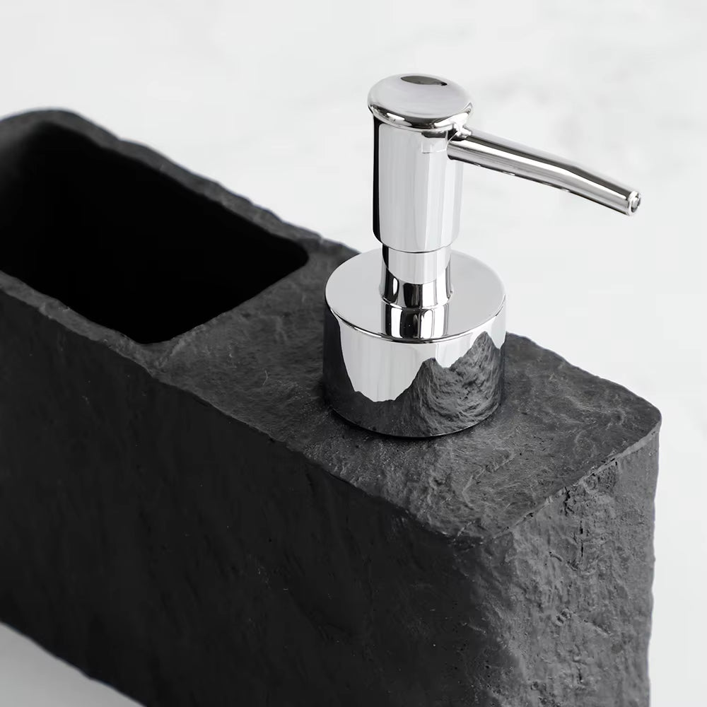 Rock Liquid Soap Dispenser with Sponge Holder 