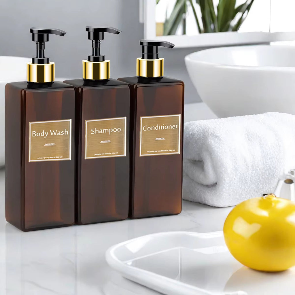 Modern Refillable Soap Bottles Set 
