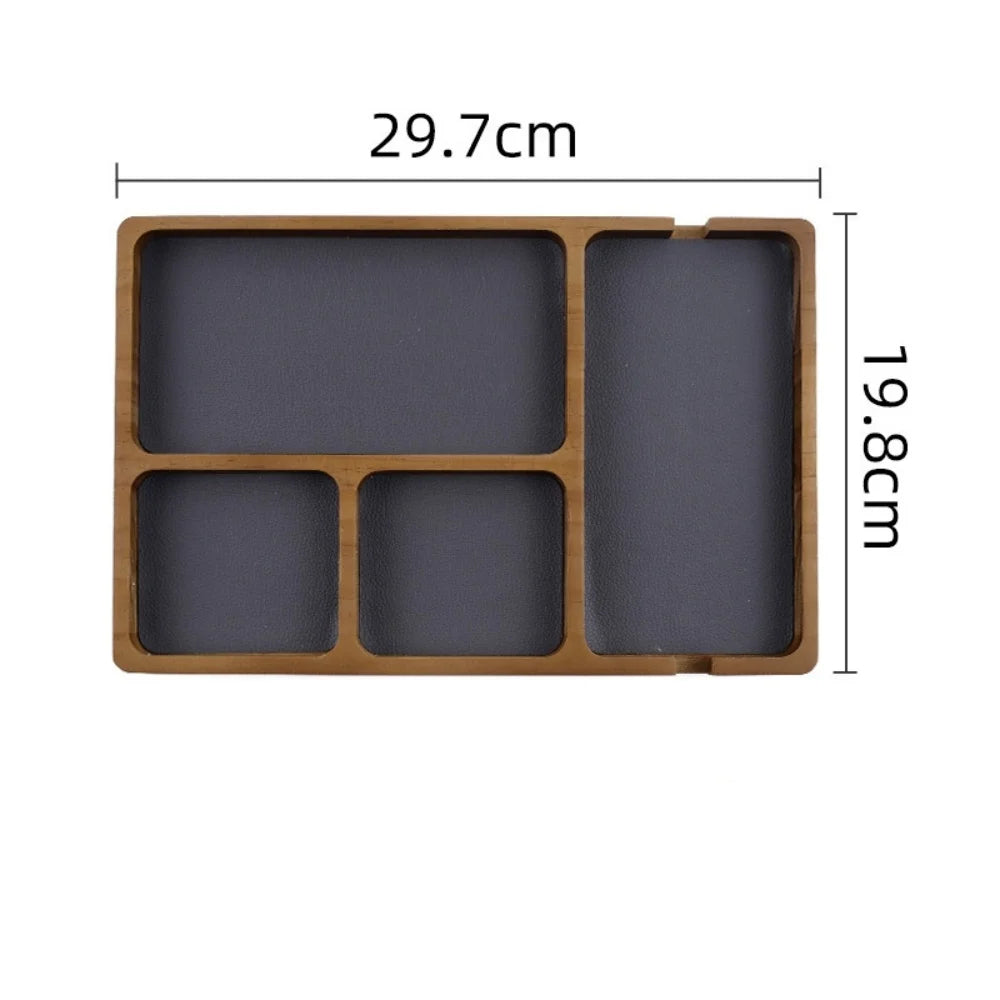 Solid Wood Desktop Organizer