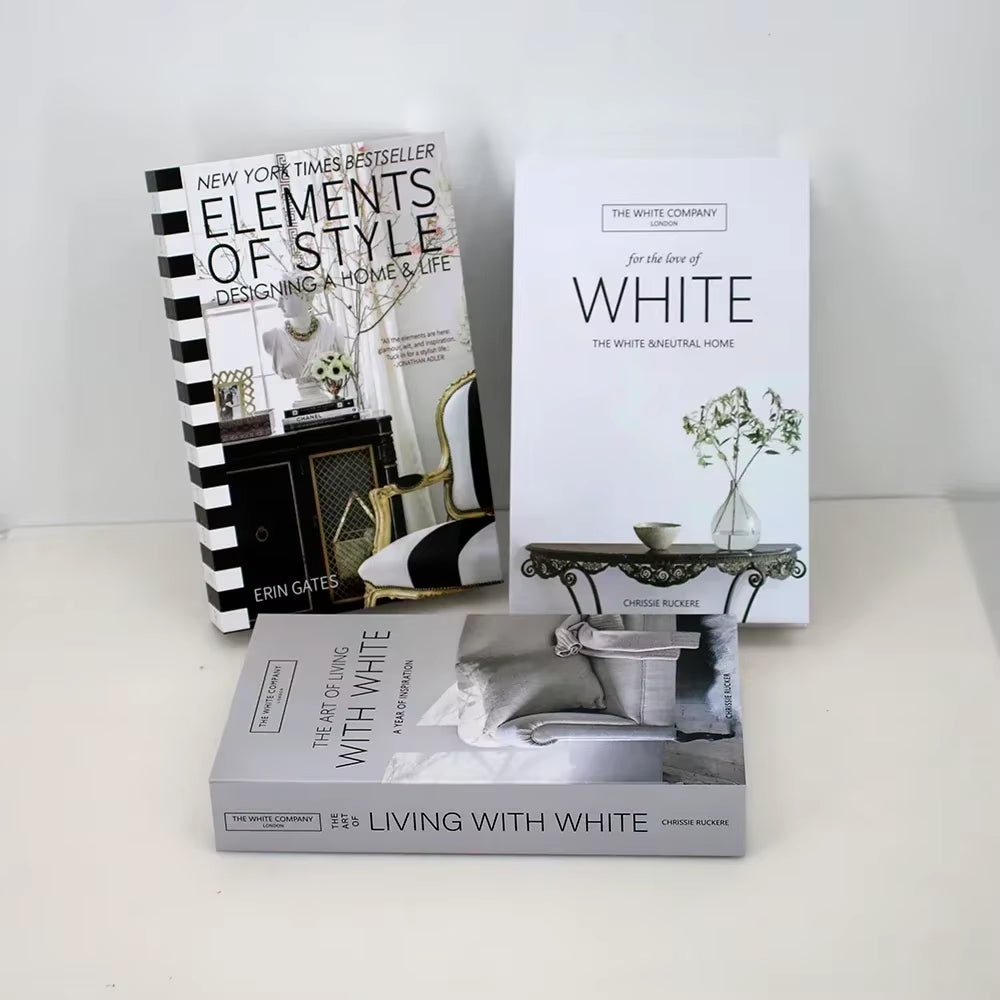 3Pcs Decorative Designer Fake Books