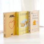 3Pcs Decorative Designer Fake Books
