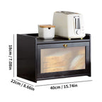  Bread Box with Clear Acrylic