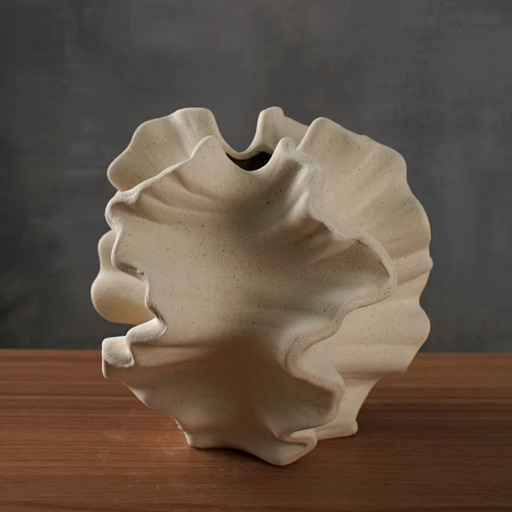 Nordic Beige Coral Vase