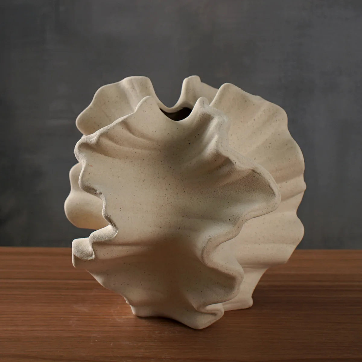 Nordic Beige Coral Vase