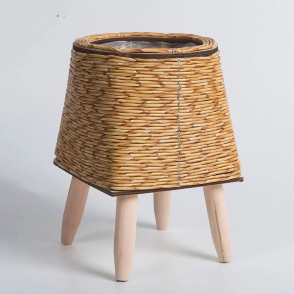 Nordic Rattan Woven Flower Pot