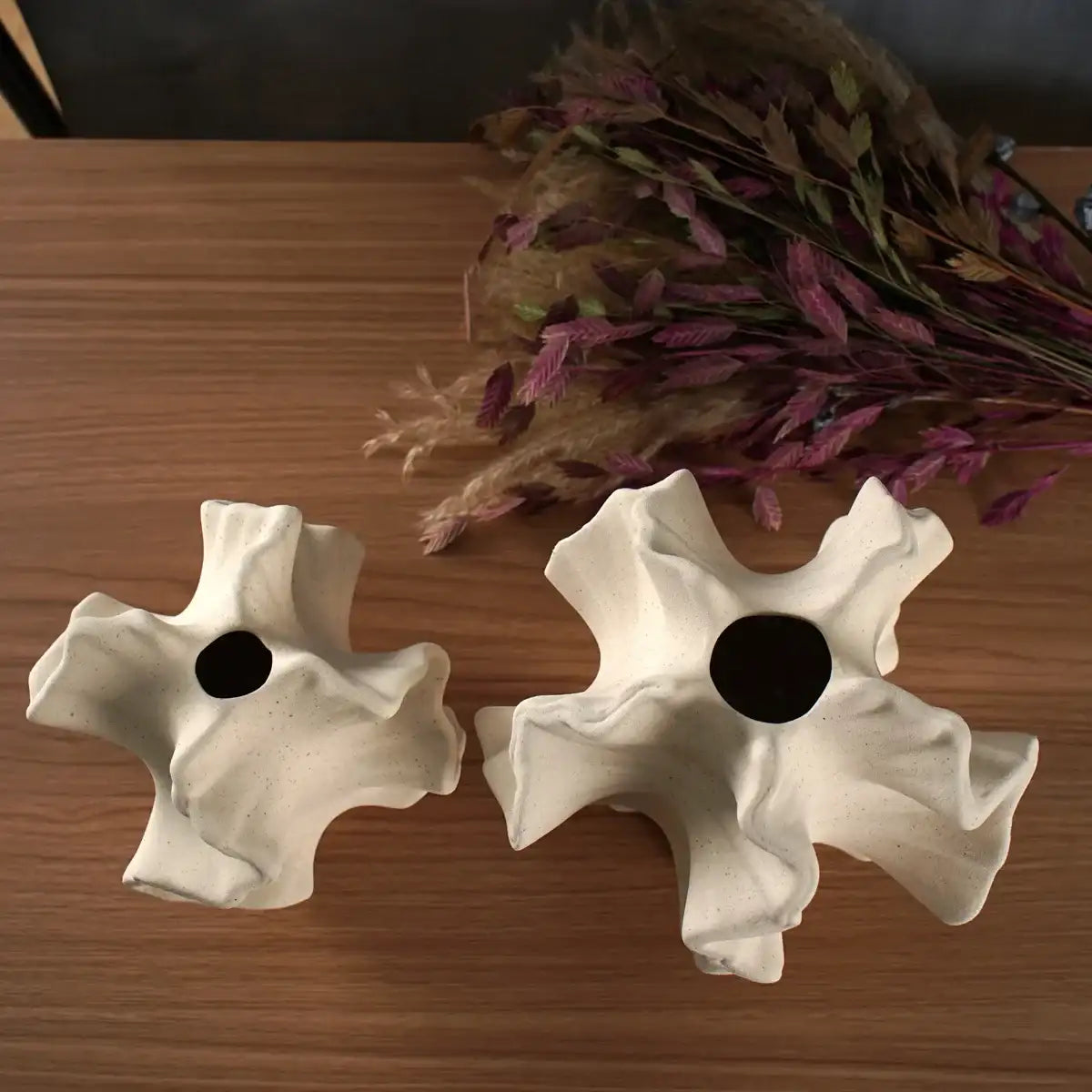 Nordic Beige Coral Vase