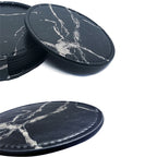 Leather Drink Coasters Set of 6